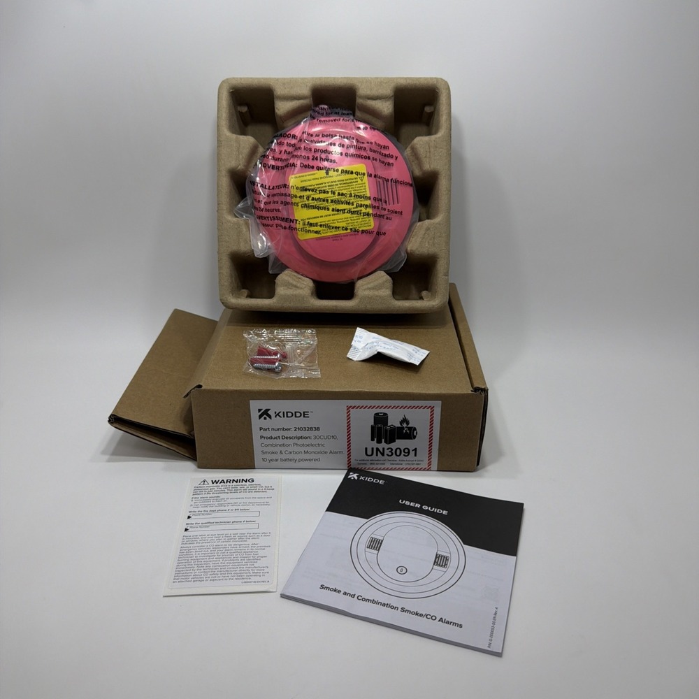 Kidde 30CUD10 Smoke & Carbon Monoxide Alarm 10-Year Battery 21032838